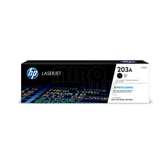 Obrázek HP originální toner CF540A, black, 1400str., HP 203A