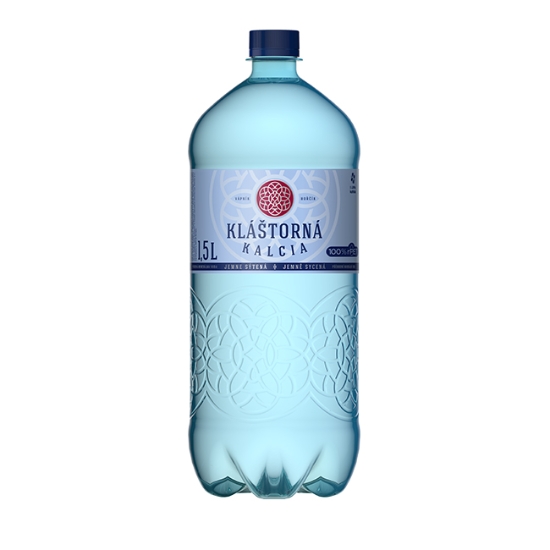Obrázek Kláštorná Kalcia jemně perlivá 1,5 l / 6 ks