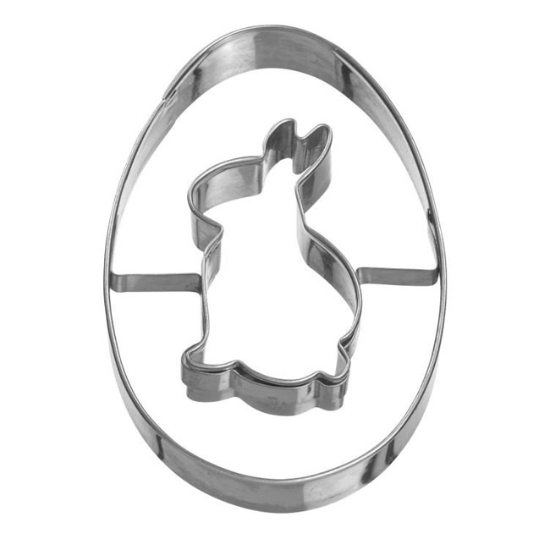 Obrázek Vykrajovátko VAJÍČKO se zajíčkem / 8 cm