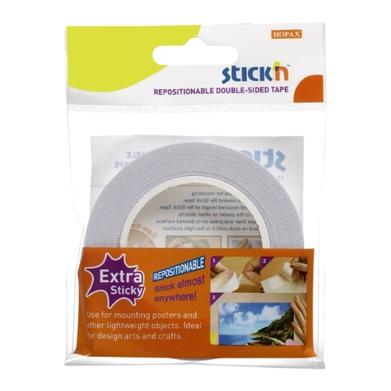 Obrázek Páska oboustranně lepicí odnímatelná STICK´N 25 mm x 12 m