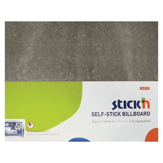 Obrázek Nástěnka samolepicí STICK 'N 580 x 460 mm - šedá