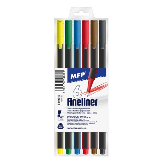 Obrázek Popisovač Handy3 fineliner / sada 6 barev