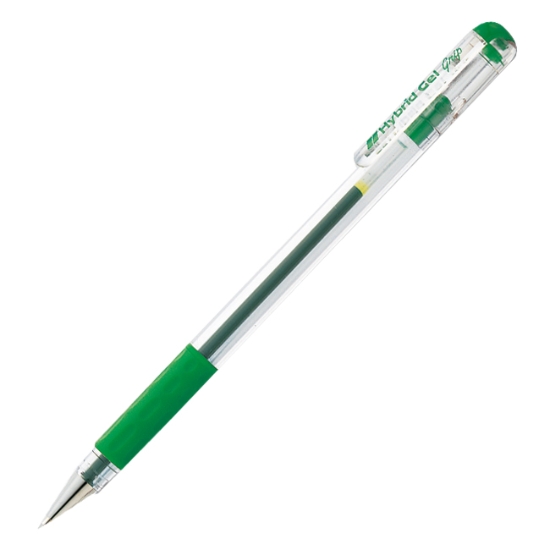 Obrázek Pero kuličkové PENTEL Hybrid gel grip - zelená