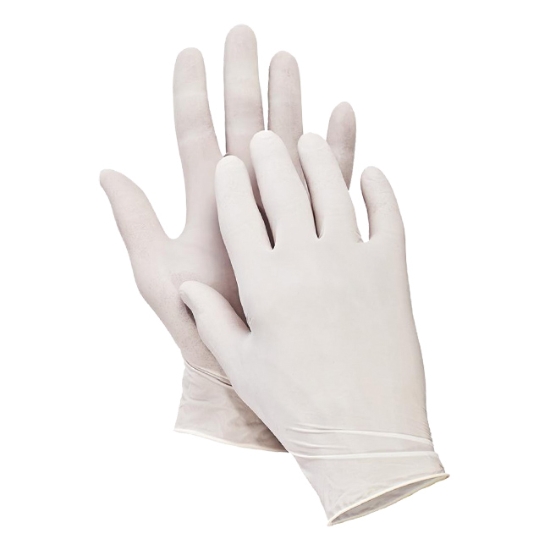 Obrázek Rukavice  latexové jednorázové vel. XL/100 ks