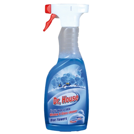 Obrázek Čistič oken Dr. House sklo a okna, 500ml 