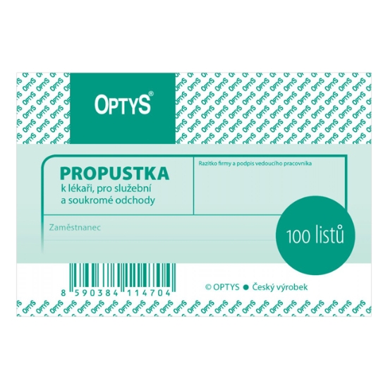 Obrázek Propustka A7 O 000147
