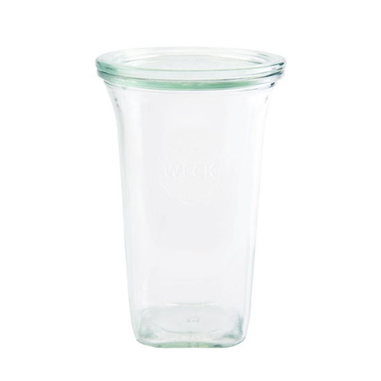 Obrázek Sklenice hranatá Weck 795 ml, víčko 100 mm / 6 ks