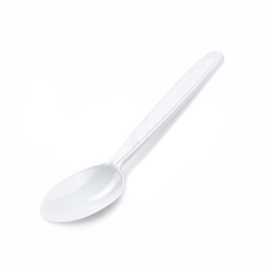 Obrázek Lžíce (PP) znovu použitelná bílá 18,5cm / 50 ks