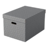 Obrázek Box úložný Esselte Home, vel. L - šedá / 3 ks