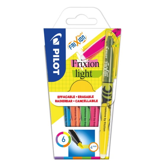 Obrázek Zvýrazňovač Pilot Frixion light / sada 6 kusů