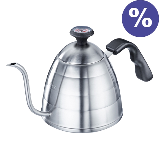 Obrázek Konvice s labutím krkem a teploměrem BRASILIA PLUS 800 ml