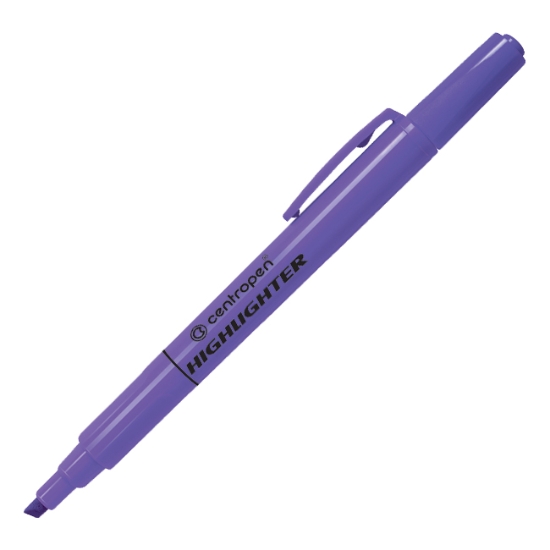 Obrázek Zvýrazňovač Centropen 8722 Fax ERGO - fialová