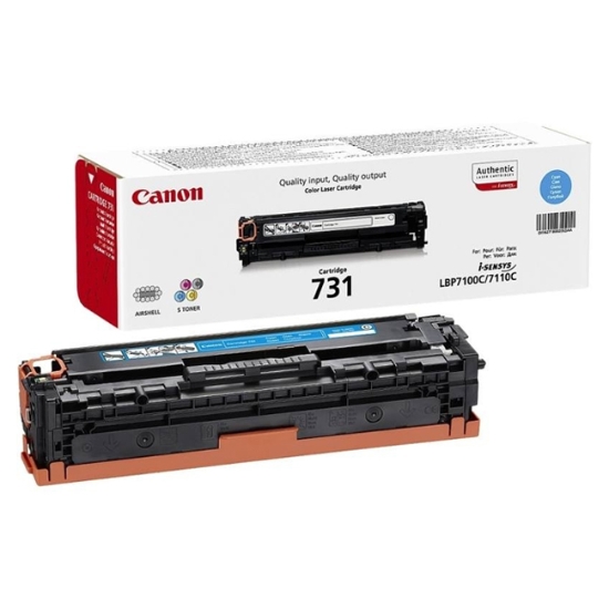 Obrázek Canon originální toner CRG731, cyan, 1500str., 6271B002, Canon i-SENSYS LBP-7100Cn, 7110Cw, MF 8280C