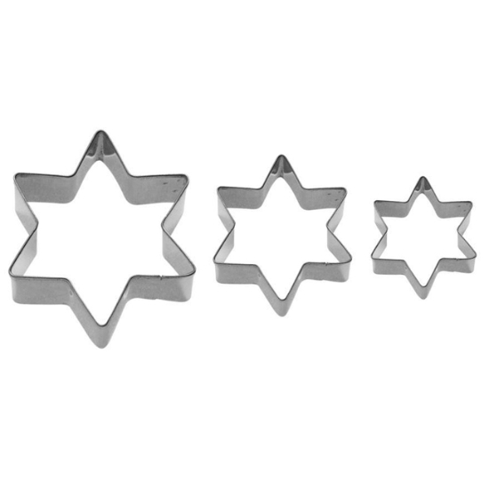 Obrázek Sada vykrajovátek HVĚZDA 4,5,6 cm / 3 ks