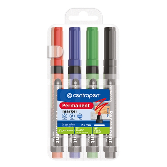 Obrázek Popisovač Centropen 8566 / 4 ks