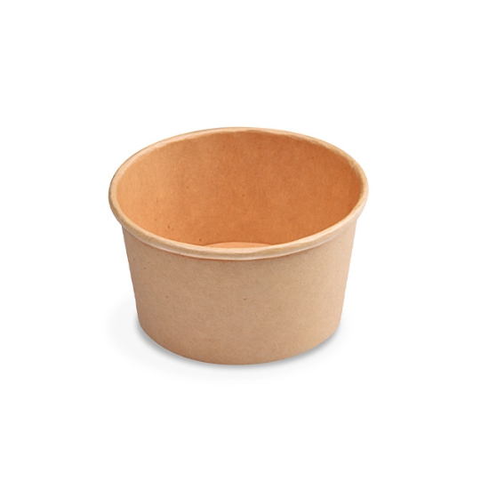 Obrázek Papírová miska (PAP/PE) kraft Ø115mm 350ml `S` [50 ks]