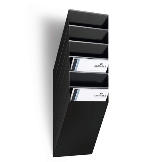 Obrázek Držák na prospekty FLEXIBOXX - černá / 6 ks