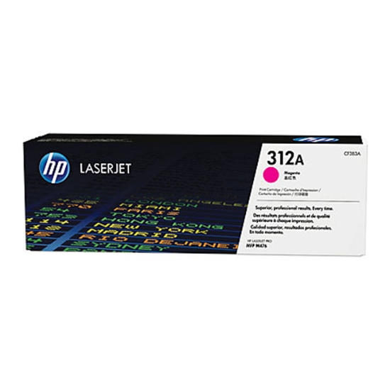 Obrázek HP originální toner CF383A č. 312A, magenta