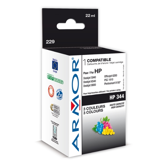 Obrázek ARMOR Ink Cartridge HP C9363EE (344) - 3 bar.