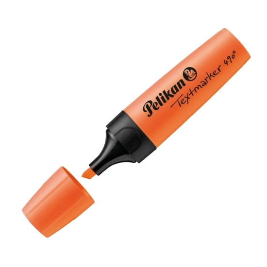 Obrázek Zvýrazňovač PELIKAN Textmarker 490 - oranžová