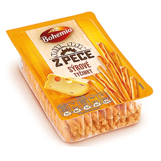 Obrázek Tyčinky sýrové Bohemia 80 g