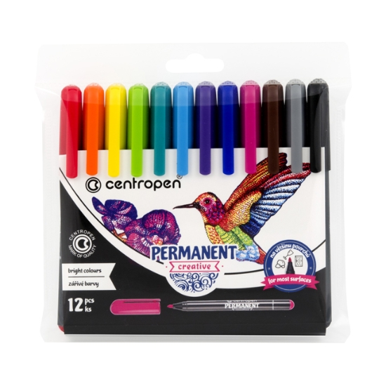 Obrázek Značkovač permanentní Centropen 2896 CREATIVE / 12 ks