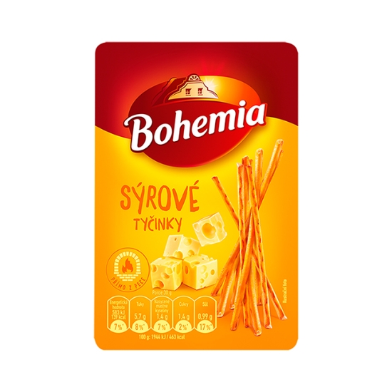 Obrázek Tyčinky sýrové Bohemia 85 g 