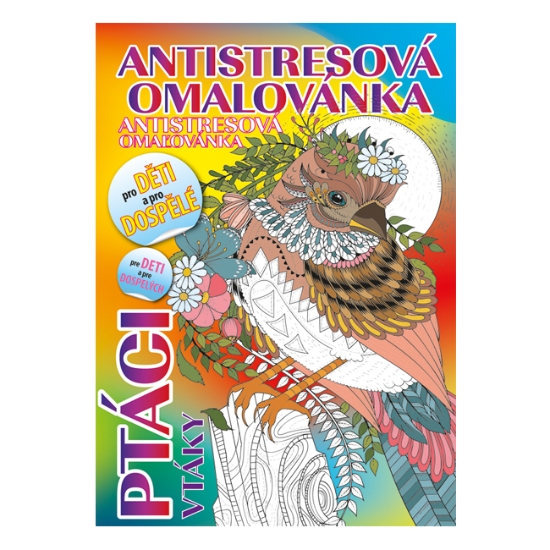 Obrázek Antistresová omalovánka A5 - Ptáci