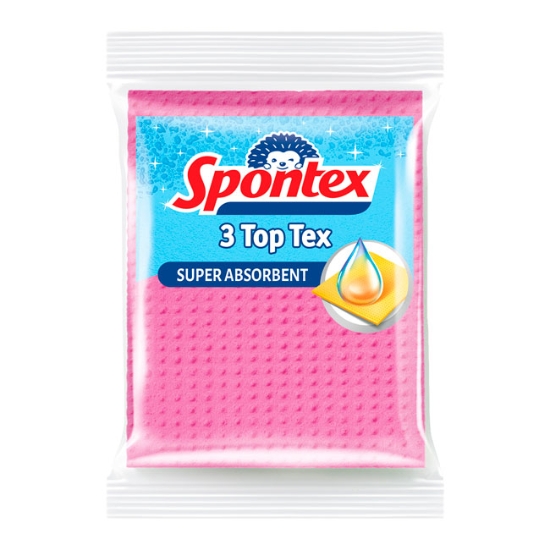 Obrázek Houbová utěrka Spontex 3 Top Tex / 3 ks