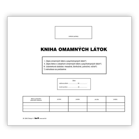 Obrázek Kniha omamných látok A3, kniha