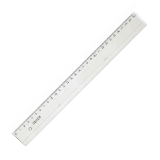 Obrázek Pravítko 30 cm - transparentní