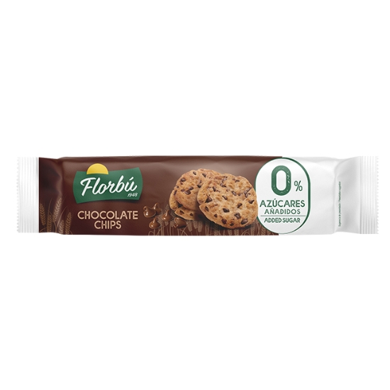 Obrázek Sušenky Florbú Cookies Choco, bez přidaného cukru, 120 g