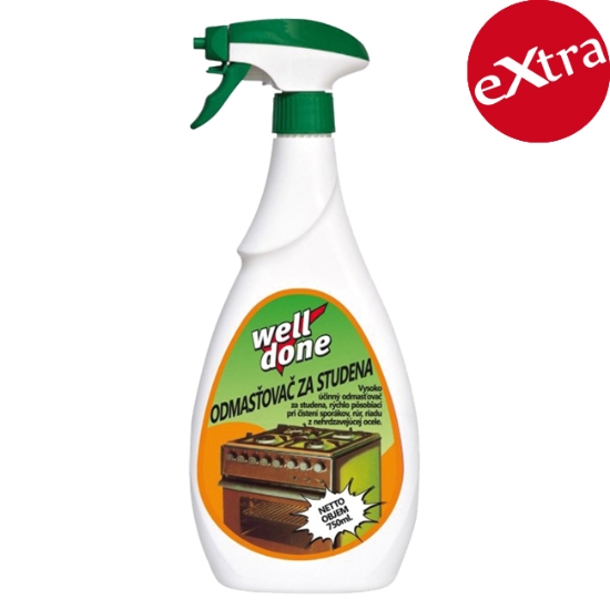 Obrázek Odmašťovač za studena s rozprašovačem, Well Done, 750ml