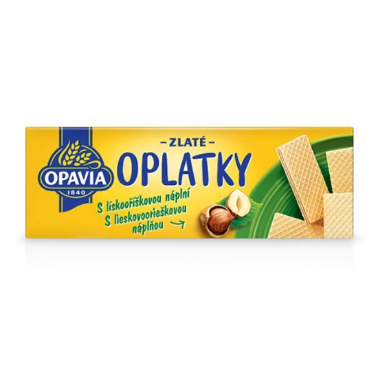 Obrázek Zlaté oplatky - lískový ořech