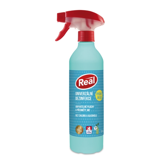 Obrázek REAL univerzální dezinfekční a čistící sprej, 550g