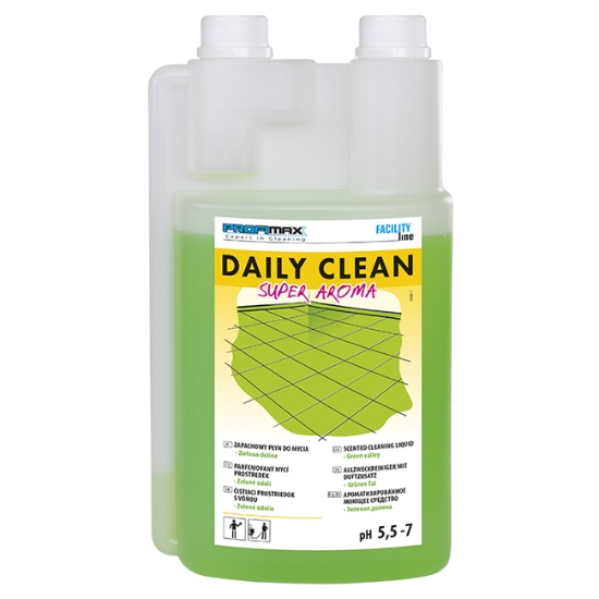 Obrázek Prostředek na mytí podlah PROFIMAX DAILY CLEAN SUPER AROMA 3v1 Zelené údolí 1 l