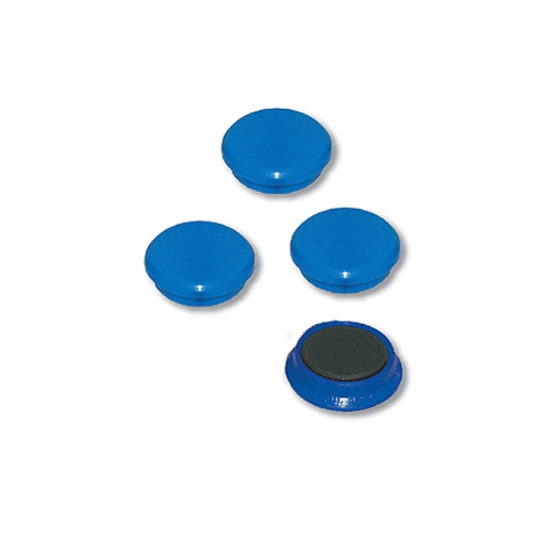 Obrázek Magnety průměr 32 mm - modrá / 4 ks
