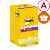 Obrázek Bloček-Z samolepicí Post-it Super Sticky 76 x 76 mm - žlutá/12x 90l