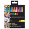 Obrázek Popisovač kreativní Posca, mix třpytivých barev,  hrot 0,9 - 1,3  mm / 8 ks