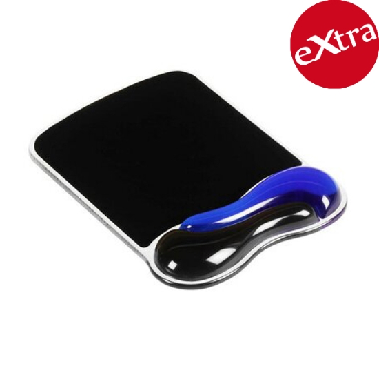 Obrázek Podložka pod myš Kensington Duo Gel Mouse Pad, modro-černá