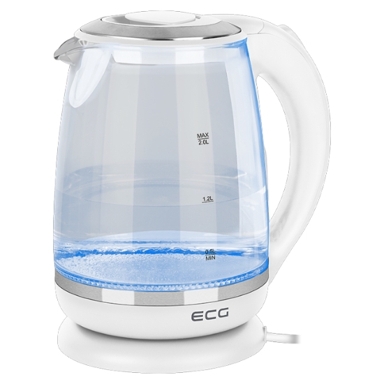 Obrázek Rychlovarné konvice - ECG RK 2020 White Glass