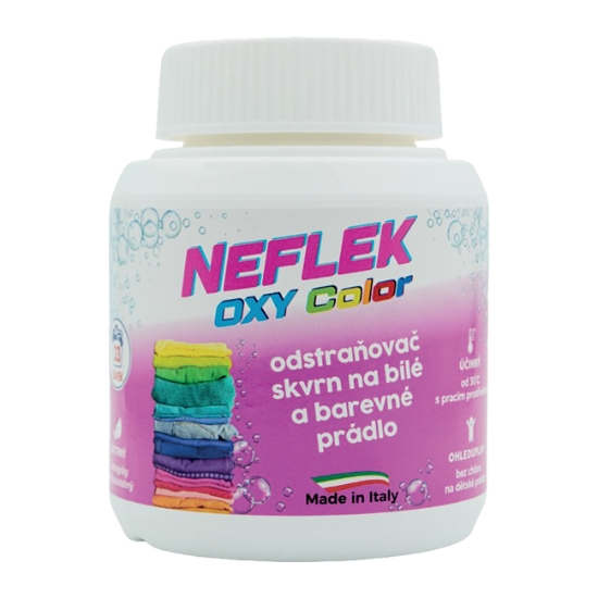 Obrázek NEFLEK OXY COLOR, odstraňovač skvrn, sypký, 500 g