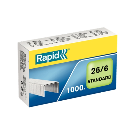 Obrázek Spony do sešívačky RAPID 26/6 / 1000 ks