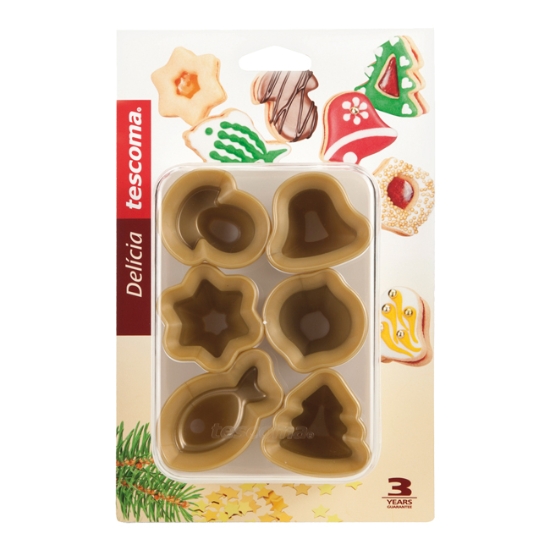Obrázek Vykrajovátka vánoční na linecké cukroví / 6 tvarů