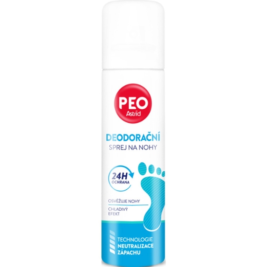 Obrázek PEO deodorant sprej na nohy,150 ml, Astrid