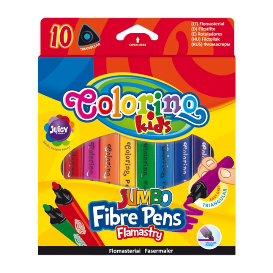 Obrázek Fixy Colorino trojhranné Jumbo / 10 ks