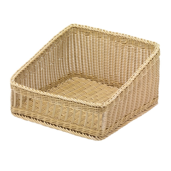 Obrázek Koš prezentační 40 x 40 x 16-27 cm - světle béžový