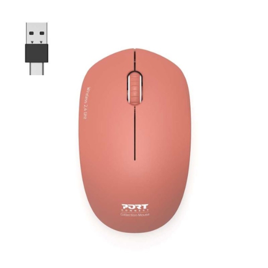 Obrázek Bezdrátová myš PORT CONNECT - cihlová