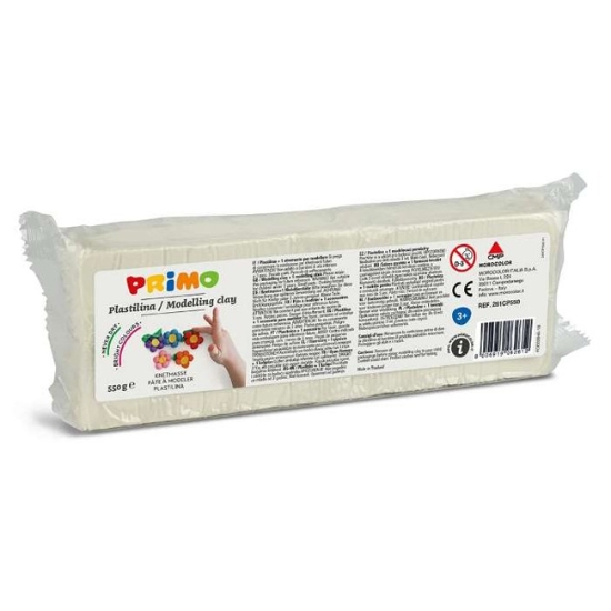 Obrázek Plastelína Primo, bílá, 550 g