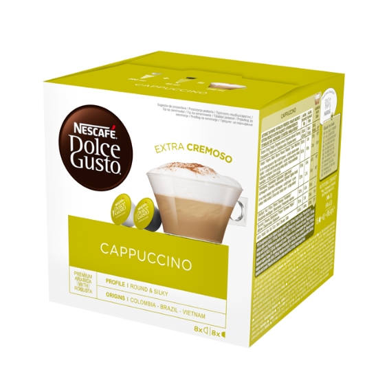Obrázek Nescafé DG Cappuccino / 8+8 ks